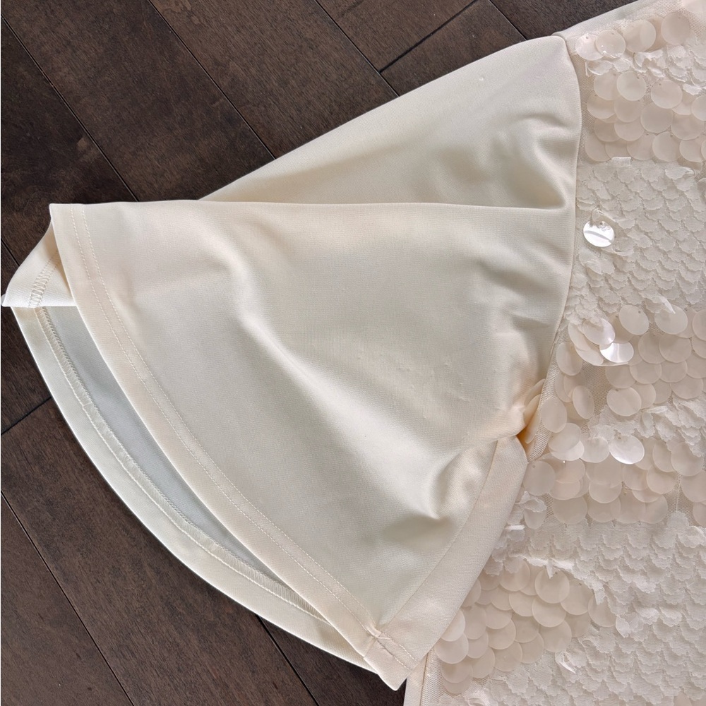 Gracia Cream Sequin Blouse - Picture 5 of 13